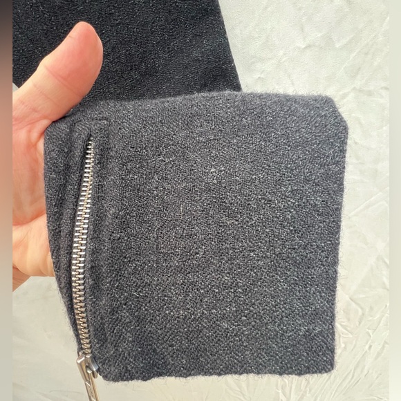 Isabel Marant 100% virgin wool charcoal trousers sz 2 - Picture 8 of 12